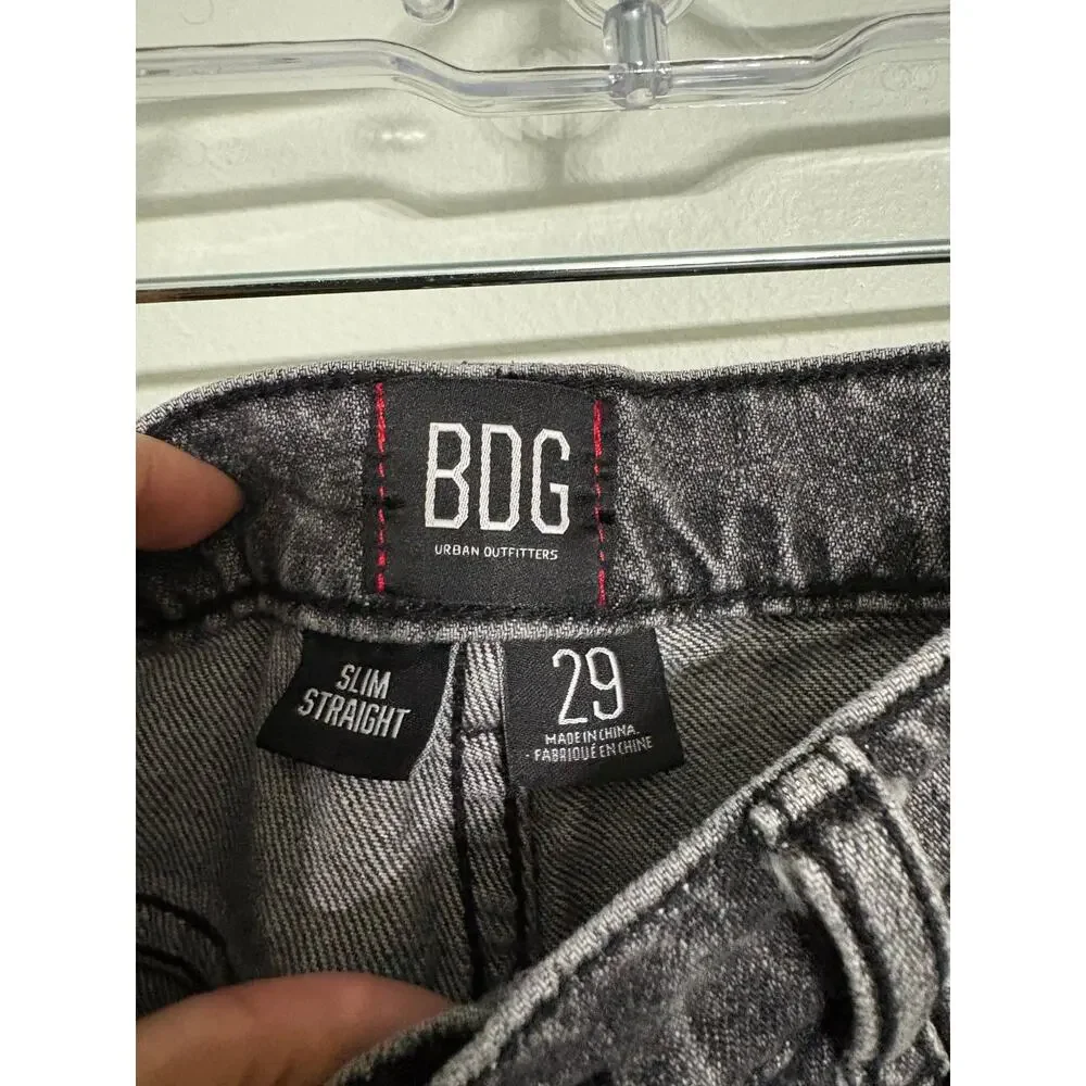 BDG Urban Outfitters Slim Straight Distressed Jeans – Size 29 - Picture 3 of 4